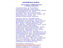 Tablet Screenshot of metacolo.com